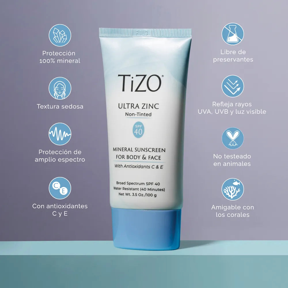 TIZO ULTRA ZINC NON-TINTED