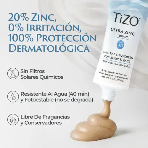 TIZO ULTRA ZINC TINTED