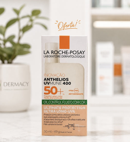 Anthelios Oil Control Fluido Con Color SPF50