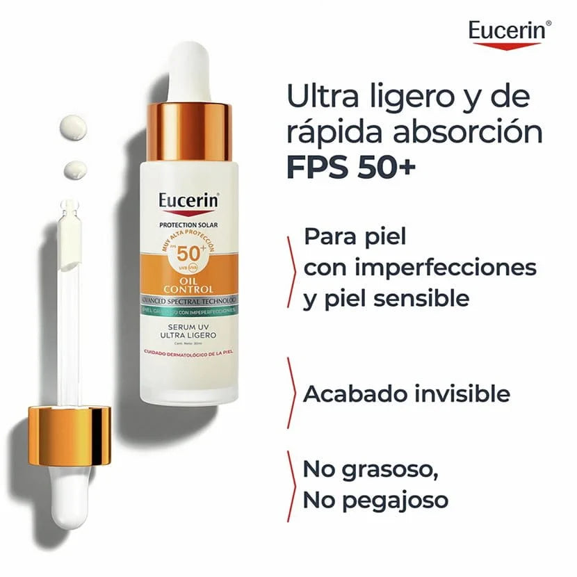 Oil Control Serum UV Ultra ligero Toque seco FPS 50+