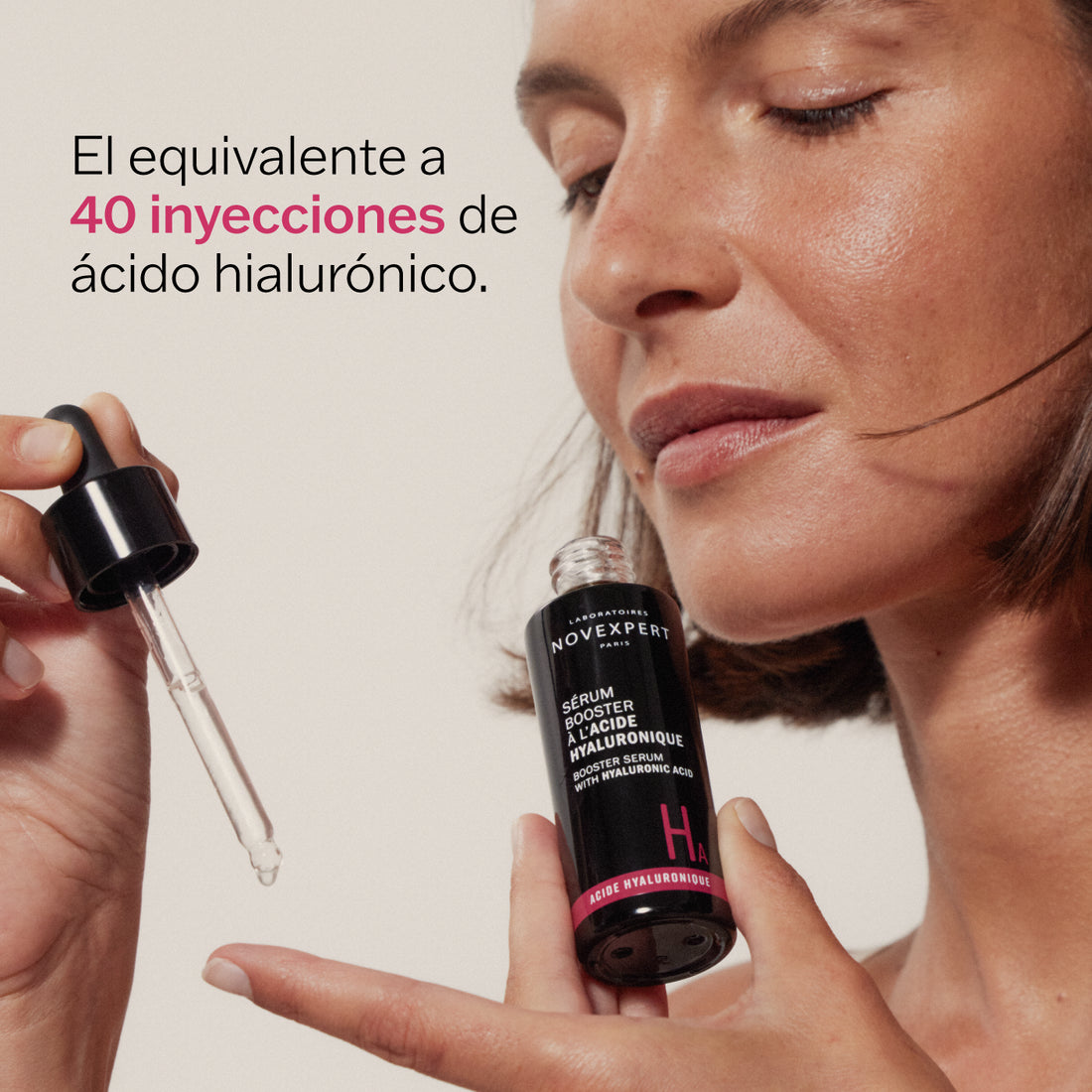 Booster Sérum con  Ácido Hialurónico
