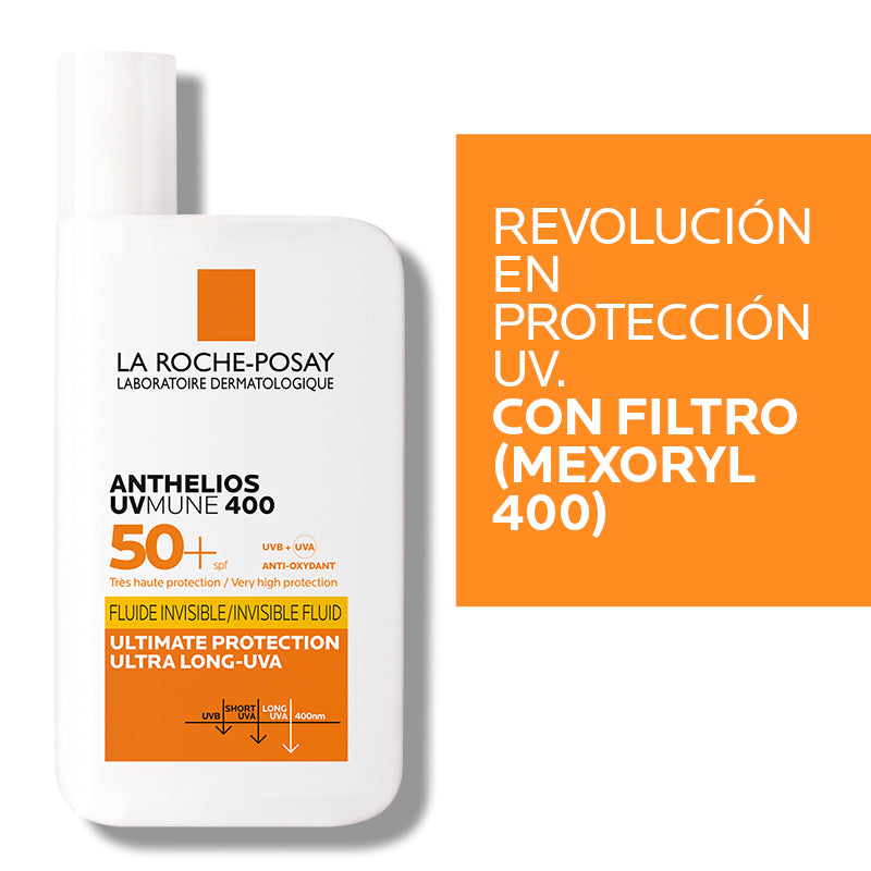 Anthelios UvMune 400 fluido invisible 50+