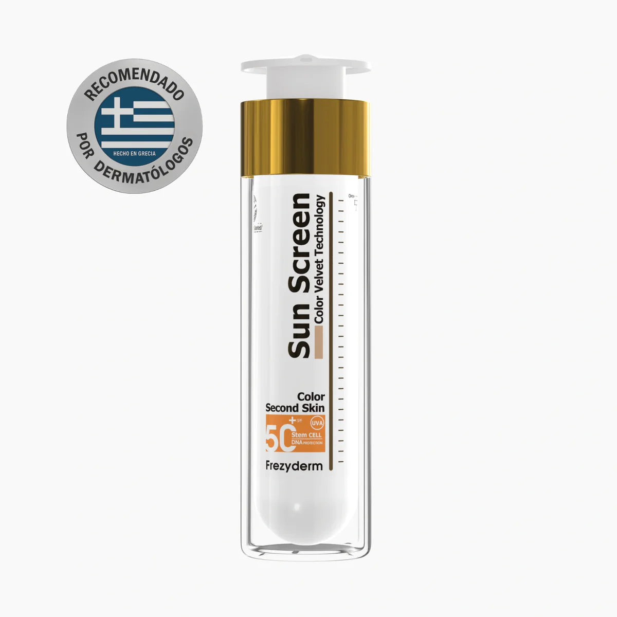 Sun Screen Protector Solar Velvet Con Color Spf50+  Crema Facial